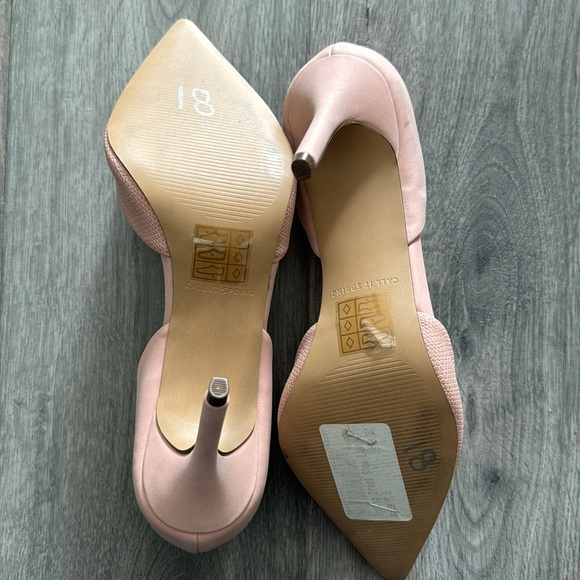 Pink Leather Heels - Picture 5 of 5